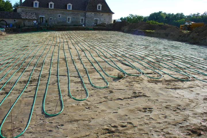 Installation d'un système de géothermie de surface Montpon-Ménestérol